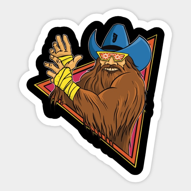 SQUATCHO MAN Sticker by bigfootsociety